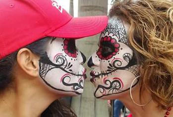  JoAnna Esposito Mexican skull mask day of the dead mask face paint st petersburg fl tampa fl sarasota fl 